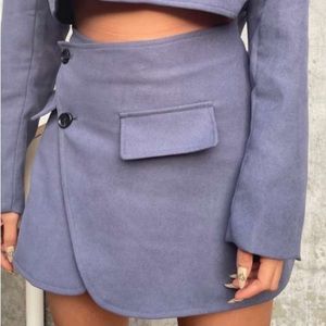 Two Buttons Suited Skirt (Skirt ONLY)